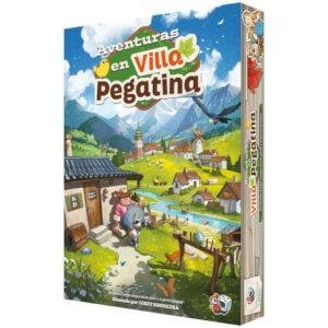 Aventuras en villa pegatina